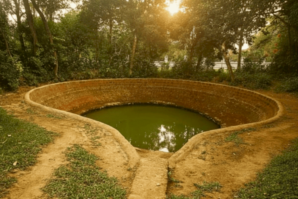 Di t&iacute;ch giếng Cốc tại Khu di t&iacute;ch Kim Li&ecirc;n.